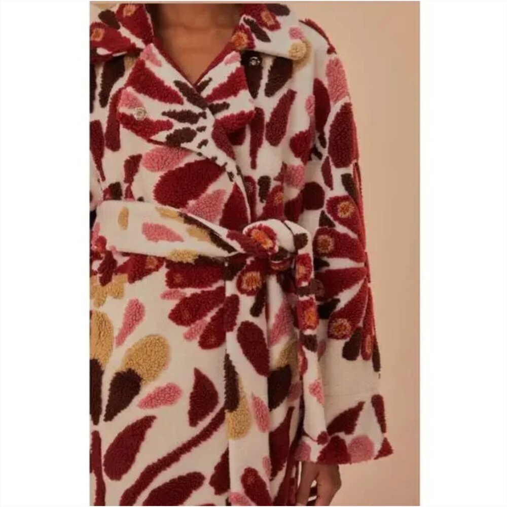 FARM RIO Ainika Flowers Fleece Coat - Picture 4 of 15